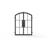 Light 6 - Double - Eyebrow | Steel French Doors