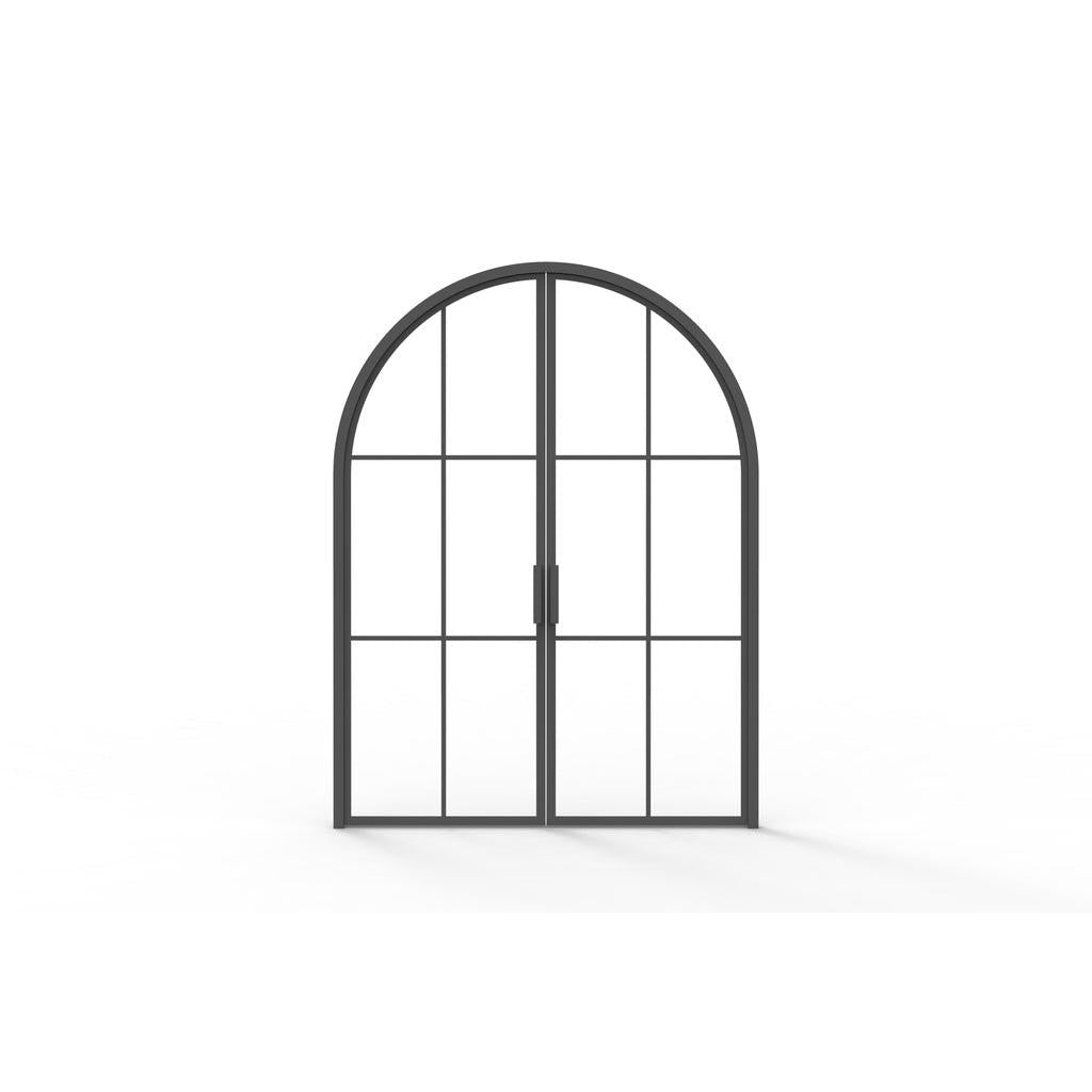 Light 6 Interior - Double - Arch | Steel Interior Door