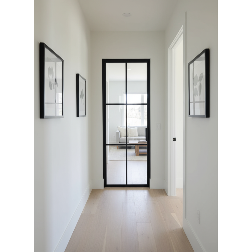 Light 6 Interior - Single | Steel Interior Door