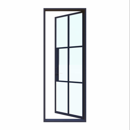 Light 6 Single (Cold Weather + Thermal Break) | Steel French Doors