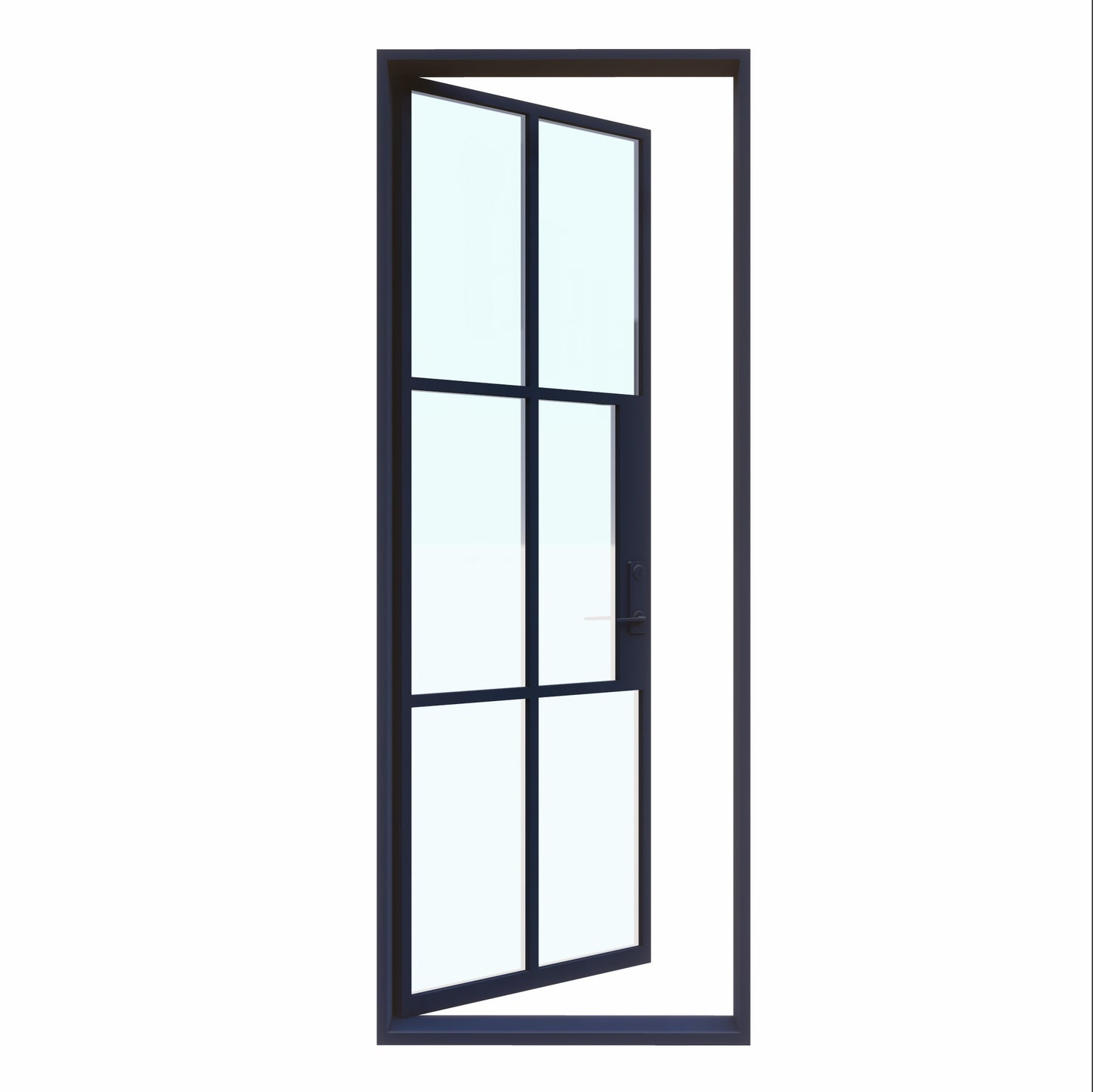 Light 6 Single (Cold Weather + Thermal Break) | Steel French Doors
