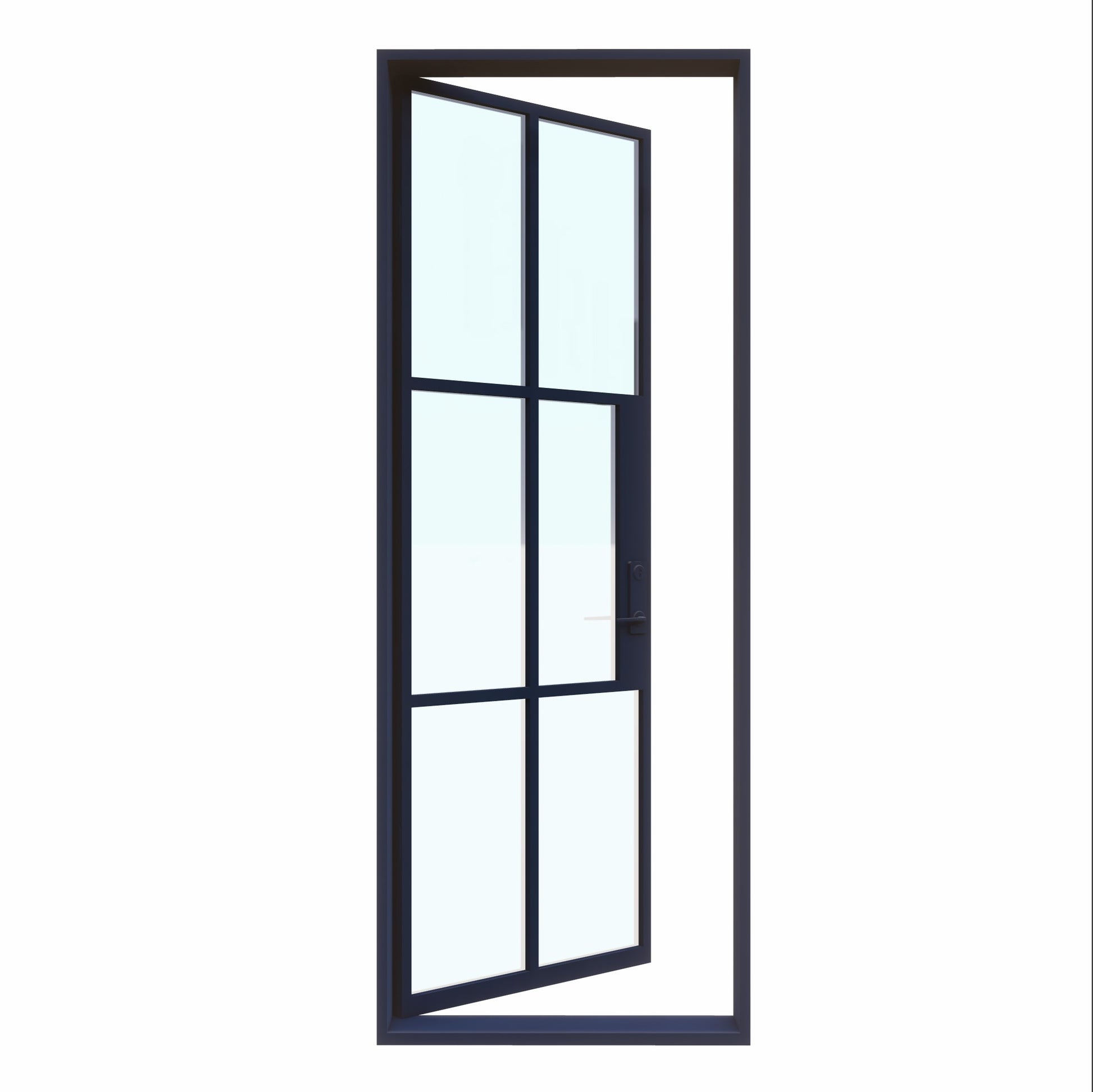 Light 6 Single (Cold Weather + Thermal Break) | Steel French Doors