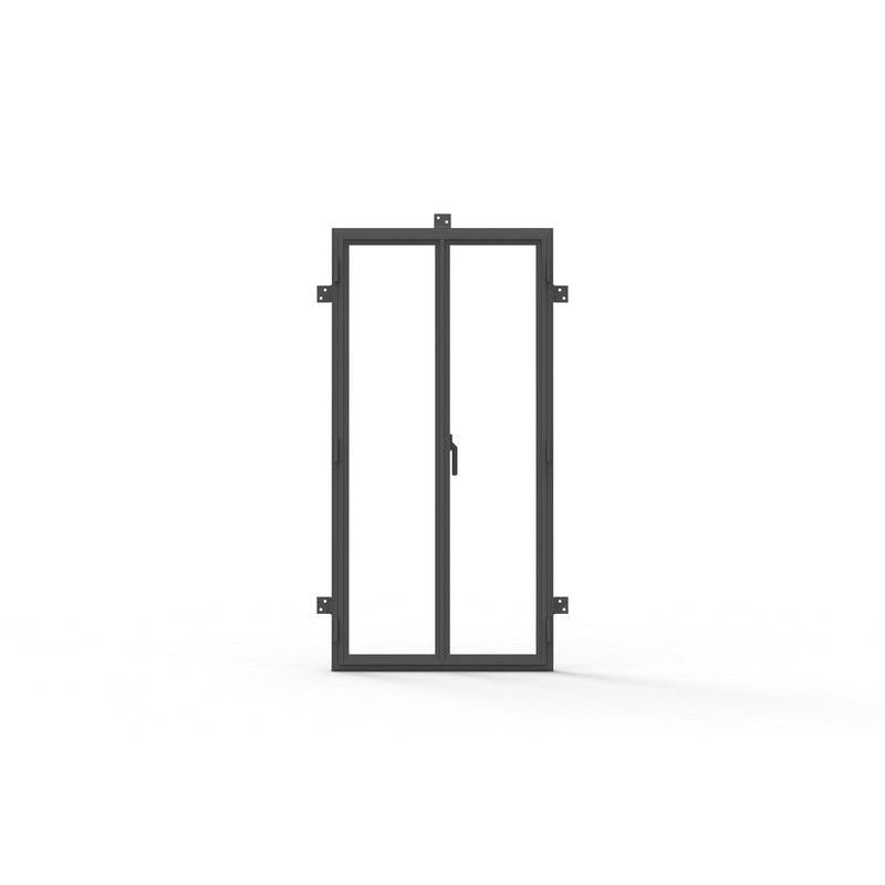 Pre-Order: Light 1 Double Casement Window | Steel French Doors (Ships 16-18 Weeks)