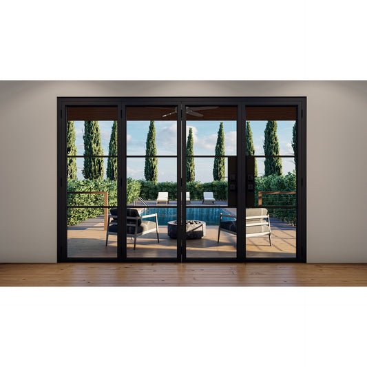 Light 3 Bi-Fold - 3+1 Panel | Steel French Doors