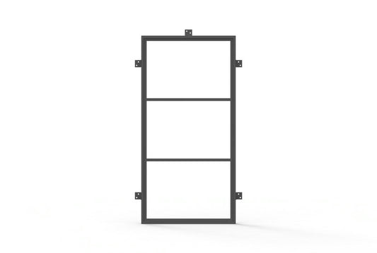 Pre-Order: Light 3 Fixed Window | Steel French Doors (Ships 16-18 Weeks)