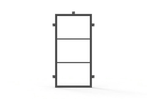 Pre-Order: Light 3 Fixed Window | Steel French Doors (Ships 16-18 Weeks)