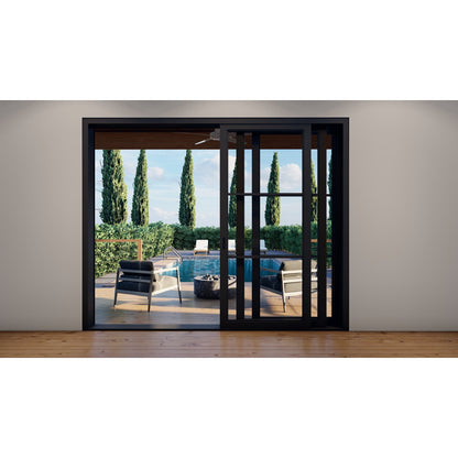 Pre-Order: Light 3 - 3 Panel | Steel Sliding Doors (Ships 16-18 Weeks)