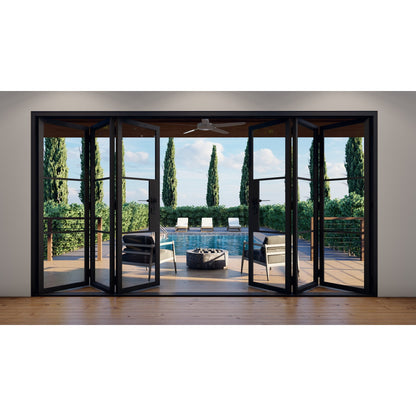 Pre-Order: Light 3 - 3+3 Panel | Steel Bi-Fold Doors (Ships 16-18 Weeks)