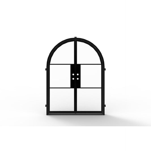 Light 3 Exterior - Double - Arch | Steel French Doors