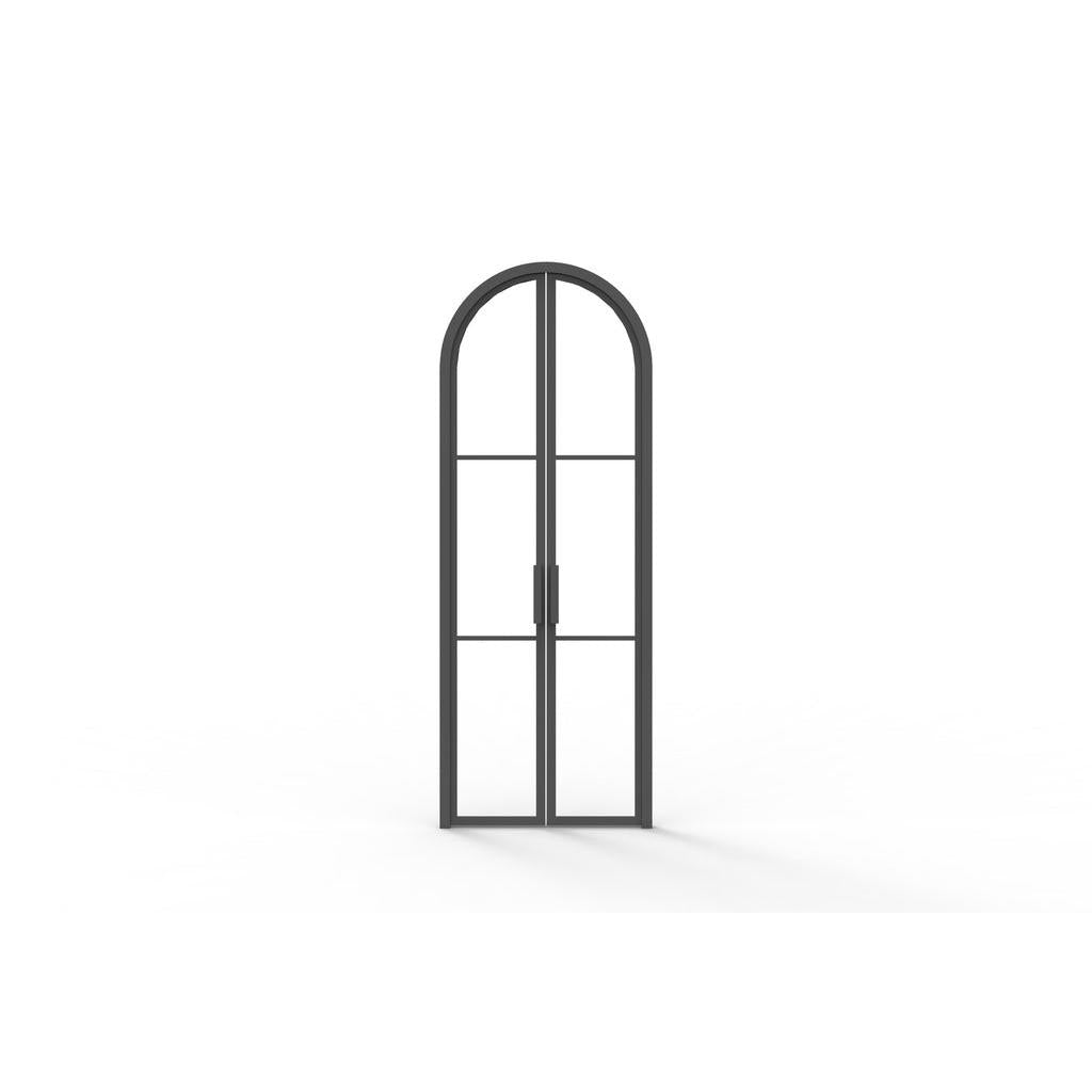 Light 3 Interior - Double - Arch | Steel Interior Door