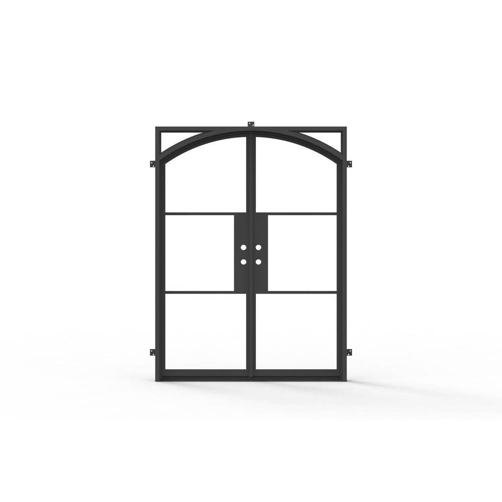 Pre-Order: Light 3 - Double | Steel French Doors (Ships 16-18 Weeks)