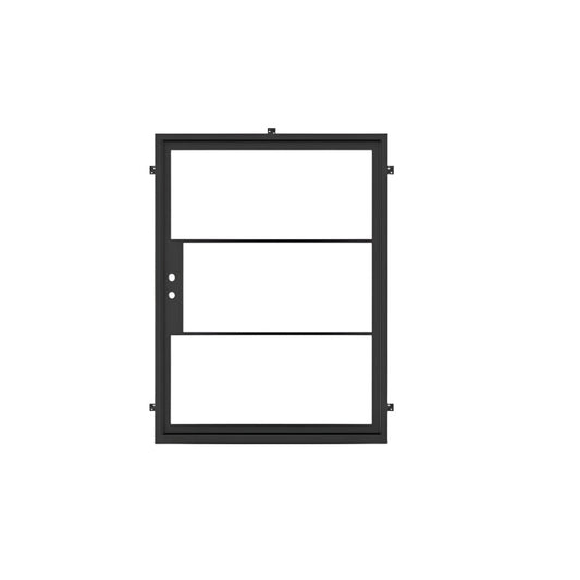 Light 3 Pivot w/ Standard Boreholes | Steel Pivot Doors