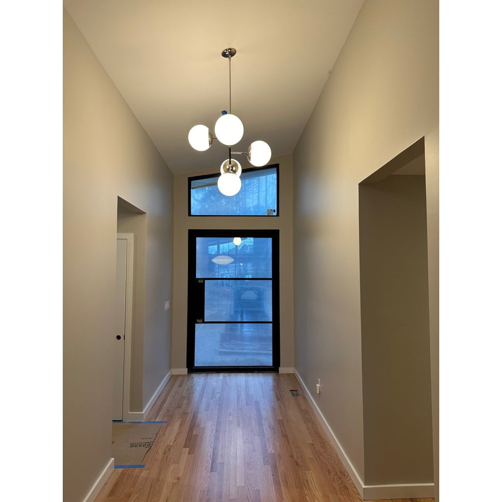 Shop Pivot Doors Light 3 Pivot w/ Pull Handle Steel Pivot Doors