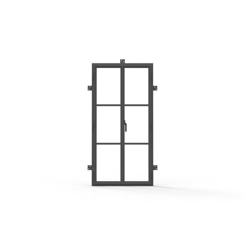 Pre-Order: Light 3 Double Casement Window | Steel French Doors (Ships 16-18 Weeks)