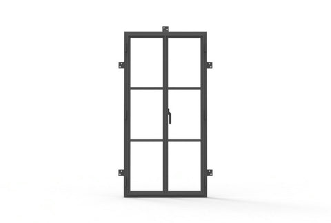 Pre-Order: Light 3 Double Casement Window | Steel French Doors (Ships 16-18 Weeks)