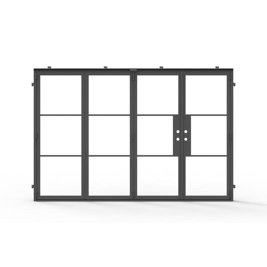 Light 3 Bi-Fold - 3+1 Panel | Steel French Doors