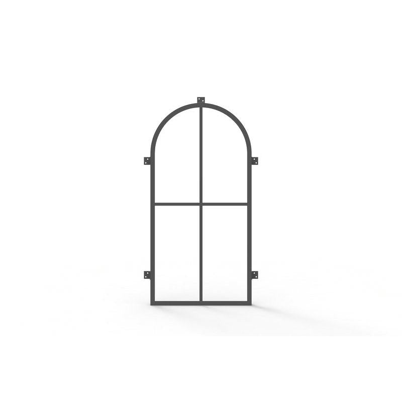 Pre-Order: Light 4 Fixed Window | Steel French Doors (Ships 16-18 Weeks)
