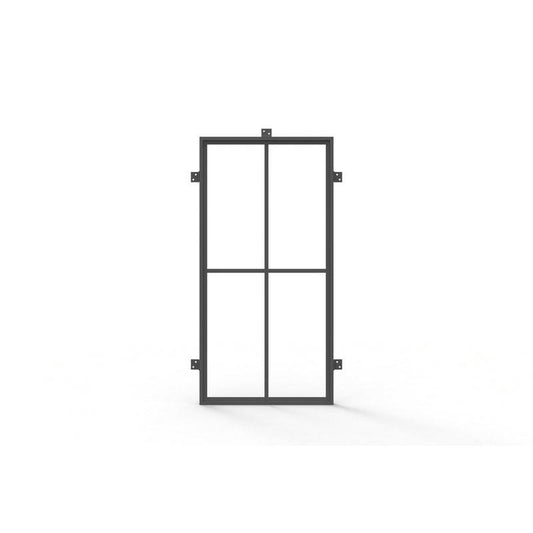 Pre-Order: Light 4 Fixed Window | Steel French Doors (Ships 16-18 Weeks)