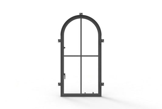 Pre-Order: Light 4 Single Casement Window | Steel French Doors (Ships 16-18 Weeks)