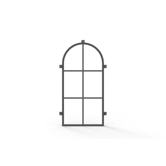Pre-Order: Light 6 Fixed Window | Steel French Doors (Ships 16-18 Weeks)