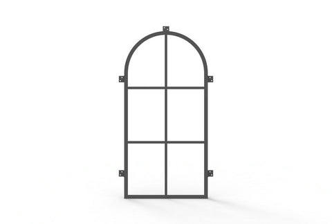 Pre-Order: Light 6 Fixed Window | Steel French Doors (Ships 16-18 Weeks)