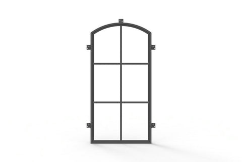 Pre-Order: Light 6 Fixed Window | Steel French Doors (Ships 16-18 Weeks)