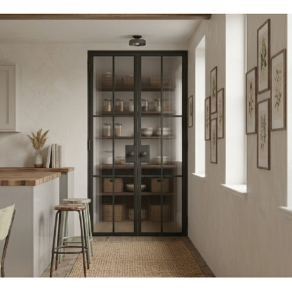 Light 6 Interior - Double | Steel Interior Door