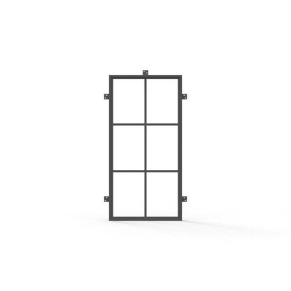 Pre-Order: Light 6 Fixed Window | Steel French Doors (Ships 16-18 Weeks)