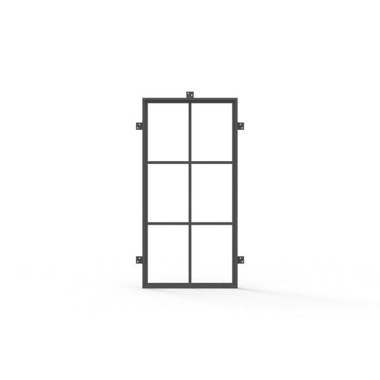 Pre-Order: Light 6 Fixed Window | Steel French Doors (Ships 16-18 Weeks)