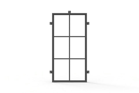 Pre-Order: Light 6 Fixed Window | Steel French Doors (Ships 16-18 Weeks)