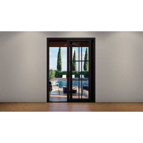 Pre-Order - Light 6 - 2 Panel | Steel Sliding Doors