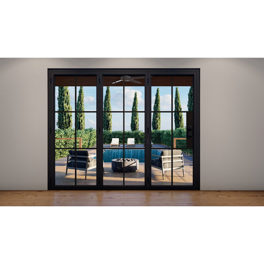 Pre-Order - Light 6 - 3 Panel | Steel Bi-Fold Doors