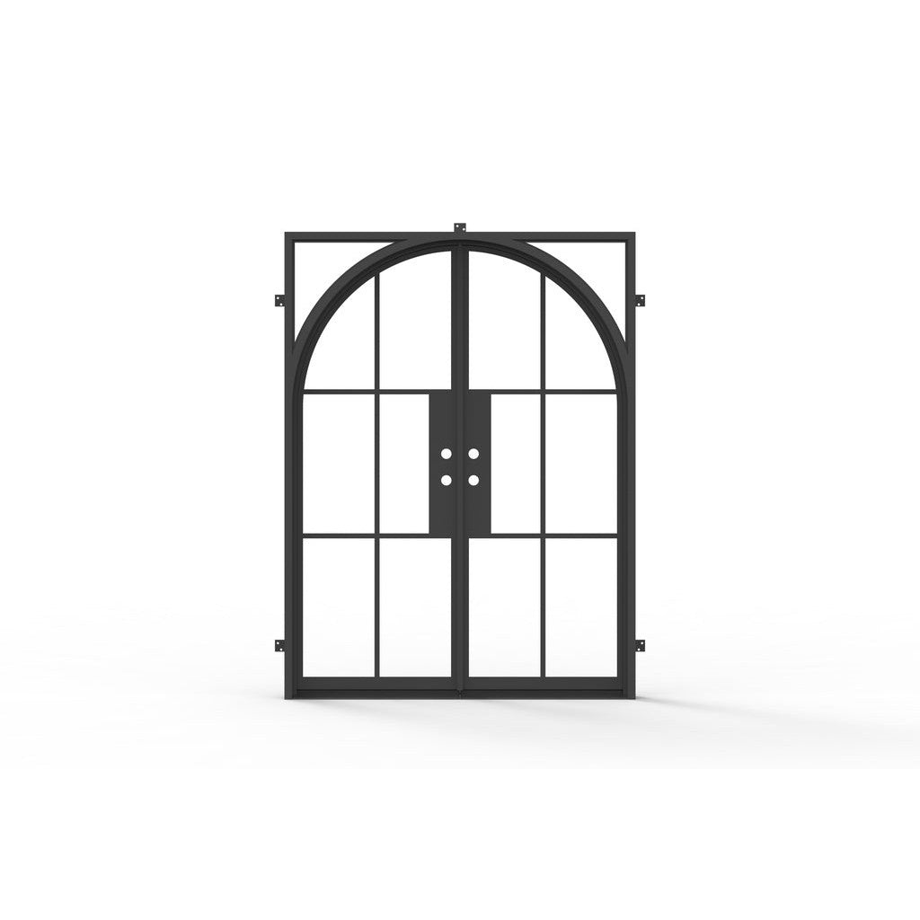 Pre-Order: Light 6 Double (Cold Weather + Thermal Break) | Steel French Doors (Ships 16-18 Weeks)