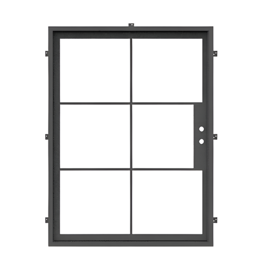Pre-Order - Light 6 Pivot | Steel Pivot Doors
