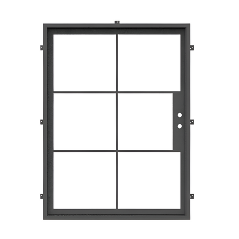 Pre-Order - Light 6 Pivot | Steel Pivot Doors