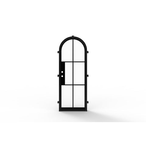 Light 6 Arch - Single | Steel French Doors