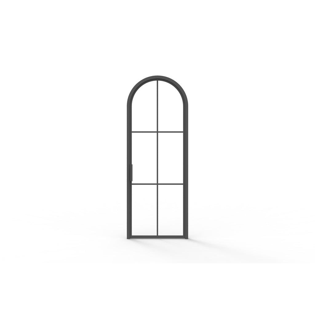 Light 6 Interior - Single - Arch | Steel Interior Door