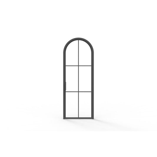 Light 6 Interior - Single - Arch | Steel Interior Door