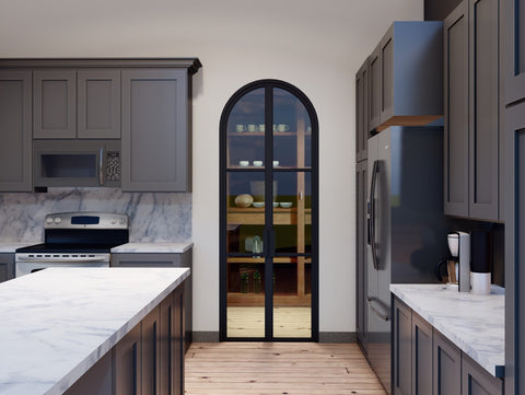 Light 3 Interior - Double - Arch | Steel Interior Door