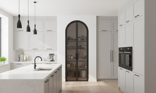 Light 3 Interior - Double - Arch | Steel Interior Door