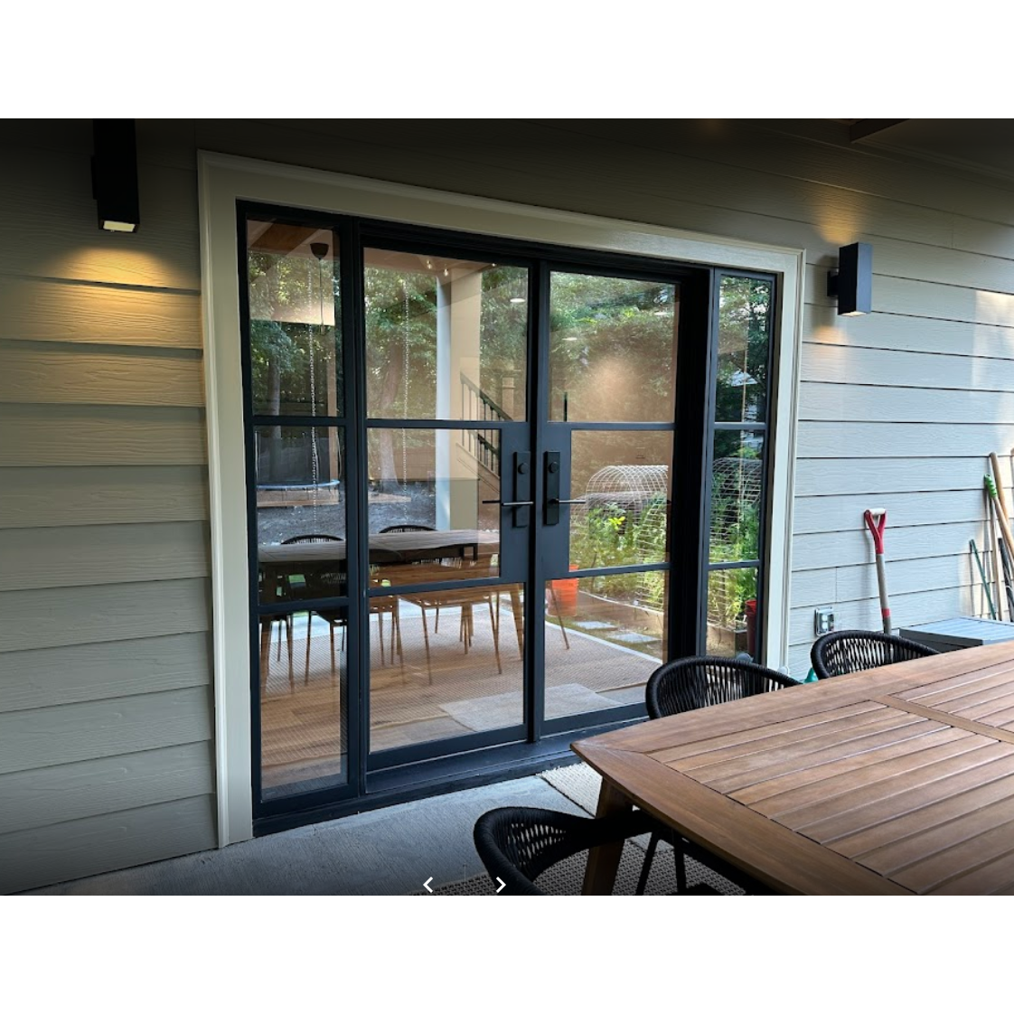 Light 3 - Double + Sidelights | Steel French Doors