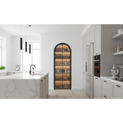 Light 6 Interior - Single - Arch | Steel Interior Door