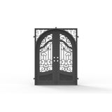Pre-Order: Aspen 2 Double (Cold Weather + Thermal Break) | Wrought Iron Door (Ships 16-18 Weeks)