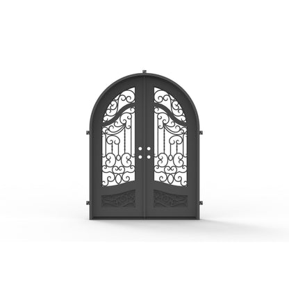 Pre-Order: Aspen 2 Double | Wrought Iron Door (Ships 16-18 Weeks)