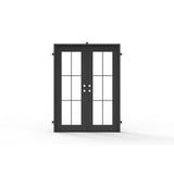 Pre-Order: Beaver Creek Double (Cold Weather + Thermal Break) | Wrought Iron Door (Ships 16-18 Weeks)