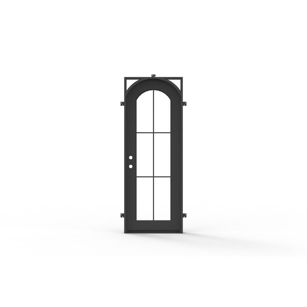 Pre-Order: Beaver Creek Single (Cold Weather + Thermal Break) | Wrought Iron Door (Ships 16-18 Weeks)