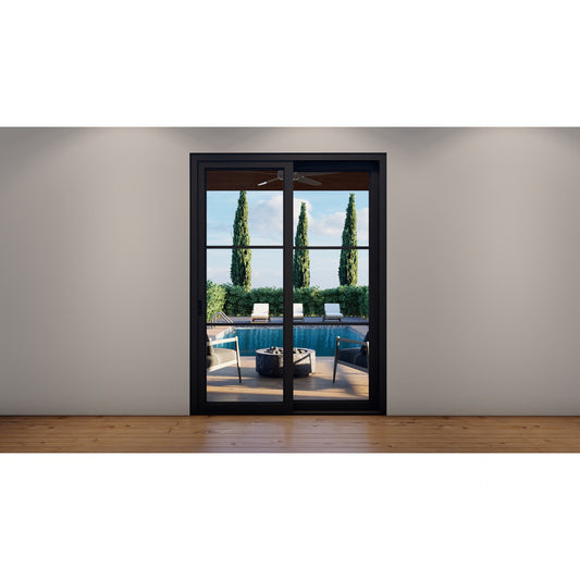 Pre-Order: Light 3 - 2 Panel (Ships 16-18 Weeks) | Steel Sliding Doors
