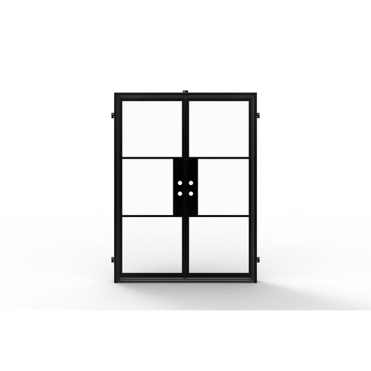 Pre-Order: Light 3 - Double | Steel French Doors (Ships 16-18 Weeks)