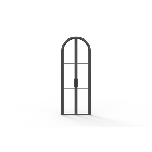 Pre-Order: Light 3 Interior - Double - Arch | Steel Interior Doors (Ships 16-18 Weeks)