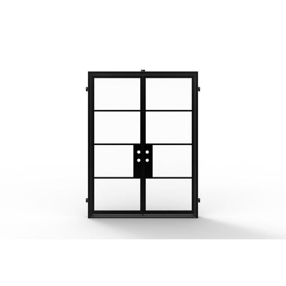 Pre-Order: Light 4 Double (Cold Weather + Thermal Break) | Steel French Doors (Ships 16-18 Weeks)